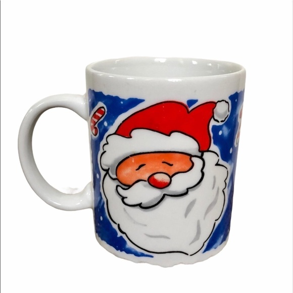 Porcelain Christmas Santa Coffee & Tea Mug - Picture 1 of 7